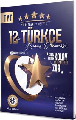 Bilgi Sarmal Yayınları TYT Türkçe 12 li Yıldızlar Yarışıyor Branş Denemesi - 1