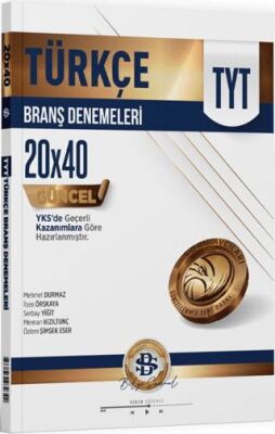 TYT Türkçe 20 x 40 Branş Denemeleri - 1