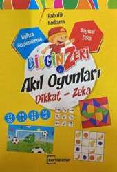Bilgin Zeki ile Akıl Oyunları Dikkat Zeka - Sarı Seri - Karton Kitap