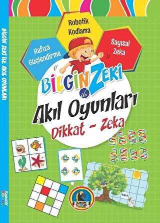 Bilgin Zeki ile Akıl Oyunları Dikkat Zeka - Yeşil Seri - 1