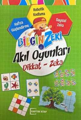 Bilgin Zeki ile Akıl Oyunları Dikkat Zeka - Yeşil Seri - 1