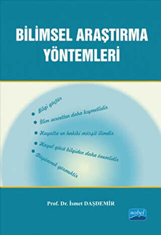 Bilimsel Araştırma Yöntemleri - Nobel Akademik Yayıncılık