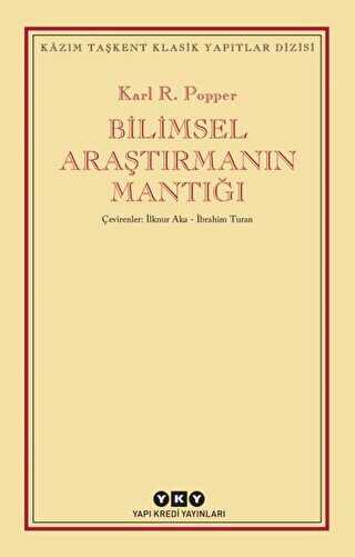Bilimsel Araştırmanın Mantığı - Yapı Kredi Yayınları