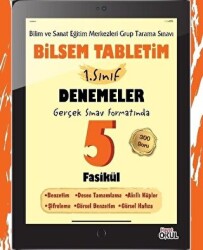 Bilsem Tabletim 1. Sınıf Denemeler 5 Fasikül - Hayat Okul Yayınları