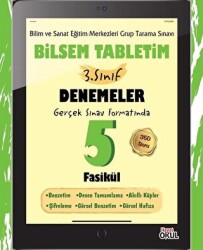 Bilsem Tabletim 3. Sınıf Denemeler 5 Fasikül - Hayat Okul Yayınları