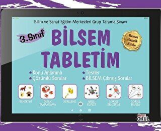 Hayat Okul Yayınları Bilsem Tabletim 3. Sınıf Sınava Hazırlık Kitabı - 1