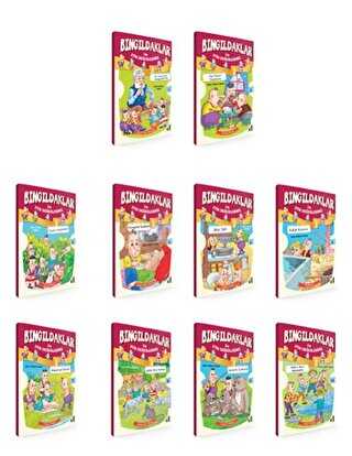 Bıngıldaklar İle Etik Değerlerimiz 10 Kitap Set - Damla Yayınevi