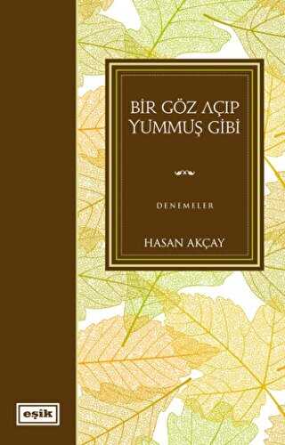 BİR GÖZ AÇIP YUMMUŞ GİBİ - Eşik Yayınları