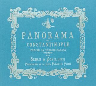 Bir İstanbul Panoraması 1888 Mavi - Panoraman de Constantinople Galata - 1