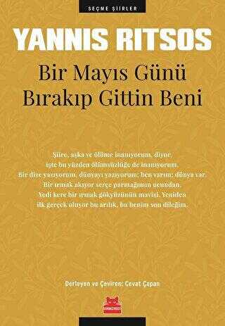 Bir Mayıs Günü Bırakıp Gittin Beni - Kırmızı Kedi Yayınevi