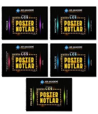 2026 LGS Poster Notlar Seti 5`li - 1