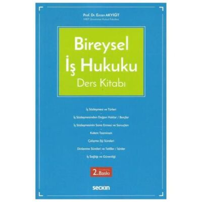 Bireysel İş Hukuku Ders Kitabı - 1