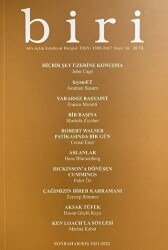 Biri Altı Aylık Edebiyat Dergisi Sayı: 16 - Biri Yayınları