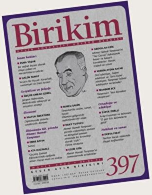Birikim Aylık Sosyalist Kültür Dergisi Sayı: 397 Mayıs 2022 - 1