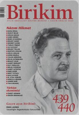 Birikim Aylık Sosyalist Kültür Dergisi Sayı: 439-440 Kasım- Aralık 2025 - 1