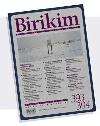 Birikim Aylık Sosyalist Kültür Dergisi Sayı: 393 - 394 Ocak - Şubat 2022 - Birikim Yayınları