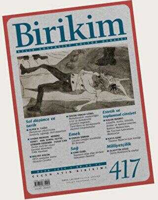 Birikim Aylık Sosyalist Kültür Dergisi Sayı: 417 Ocak 2024 - Birikim Yayınları