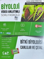 YKS TYT AYT Biyoloji Bitki Biyolojisi Canlılar ve Çevre Konu Anlatımlı Soru Bankası Video Çözümlü - Çap Yayınları
