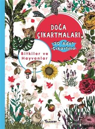 Bitkiler ve Hayvanlar Doğa Çıkartmaları - Teleskop Popüler Bilim