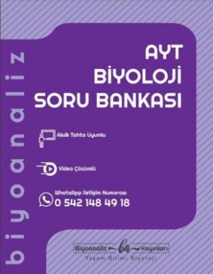 Biyoanaliz Yayınları AYT Biyoloji Soru Bankası - 1