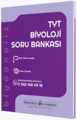 Biyoanaliz Yayınları TYT Biyoloji Soru Bankası - 1