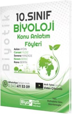 10. Sınıf Biyoloji Konu Anlatım Föyleri - 1