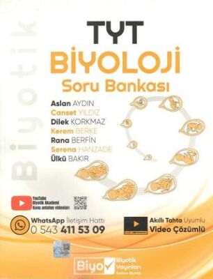 Biyotik Yayınları TYT Biyoloji Soru Bankası - 1