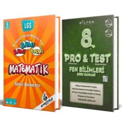 BKM Kitap 8. Sınıf LGS Matematik - Fen Soru Bankası Seti - BKM Kitap