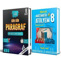 BKM Kitap 8. Sınıf LGS Matematik - Paragraf Soru Bankası Seti - BKM Kitap