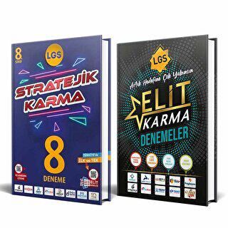BKM Kitap 8. Sınıf LGS Stratejik Karma 8 Fasikül Deneme + Elit Karma 8.Sınıf LGS Karma 10 Deneme 2 Kitap