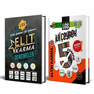 BKM Kitap Elit Karma 8. Sınıf LGS Karma 10 Deneme + LGS İlk Çeyrek 5 Deneme 2 Kitap - 1