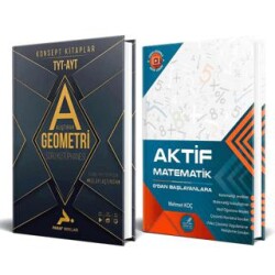 BKM Kitap TYT-AYT Sıfırdan Matematik Geometri İki Kitap Set - BKM Kitap