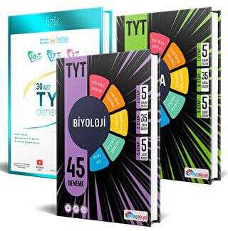 BKM Kitap TYT Fizik 30 Deneme + TYT Kimya Video Çözümlü 45 Branş Deneme + TYT Biyoloji Video Çözümlü 45 Branş Deneme 3 Kitap