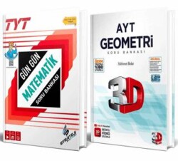 BKM Kitap TYT Gün Gün Matematik Soru Bankası + TYT Matematik Soru Bankası 3D Yayınları 2`li Set - BKM Kitap
