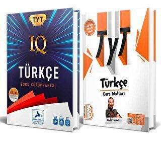 BKM Kitap TYT IQ Türkçe Soru Kütüphanesi + TYT Türkçe Ders Notları Benim Hocam 2`li Set - 1