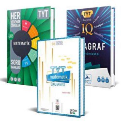BKM Kitap TYT Matematik - Paragraf Soru Bankası Üç Kitap Set - BKM Kitap