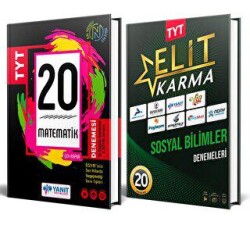 BKM Kitap TYT Matematik Video Çözümlü 20 Branş Deneme + Elit Karma TYT Sosyal Bilimler 20 Branş Deneme 2 Kitap - BKM Kitap