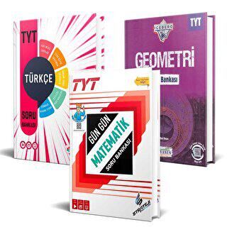 BKM Kitap TYT Türkçe - Matematik - Geometri Soru Bankası 3`lü Set - 2