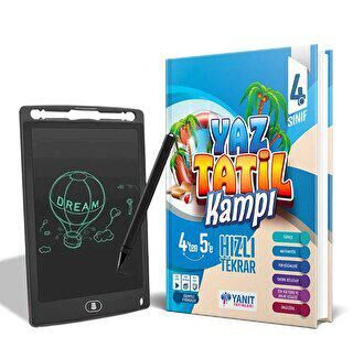 BKM Kitap Yanıt 4. Sınıf Yaz Tatil Kitabı + Yazma Tableti Çizim Tahtası Hediyeli - 2
