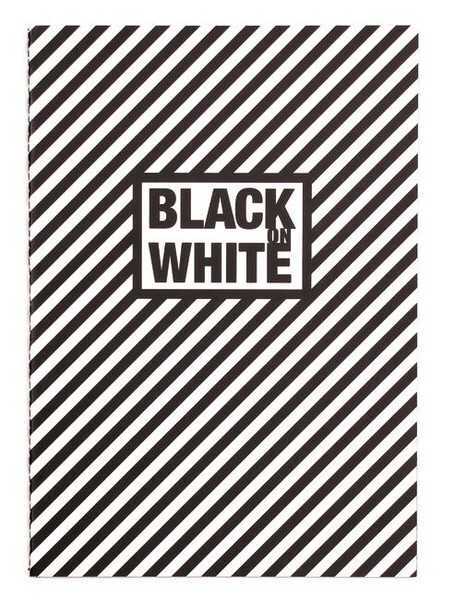 Black On White Line Terzi Dikiş Çizgisiz Defter