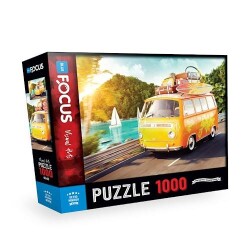 1000 Parça Retro Minibüs Blue Focus Yayınları - 1