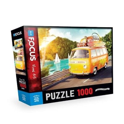 1000 Parça Retro Minibüs Blue Focus Yayınları - 1