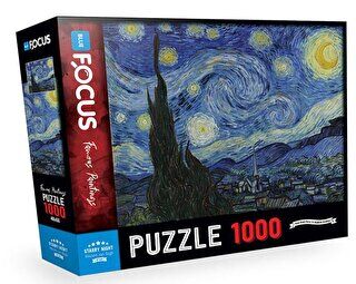 1000 Parça - Starry Night Yıldızlı Gece - 1