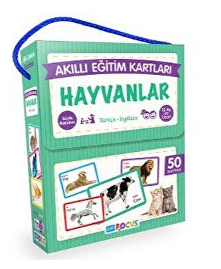 Blue Focus Hayvanlar Akıllı Eğitim Kartları - 1