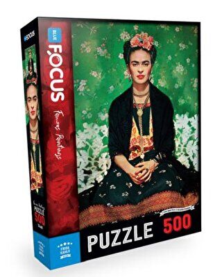 500 Parça Frida Kahlo Blue Focus Yayınları - 1