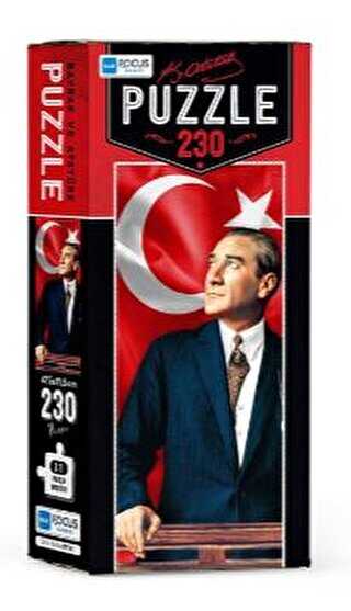 Blue Focus Bayrak ve Atatürk 230 Parça Puzzle