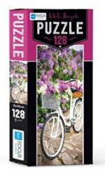 Blue Focus White Bicycle 128 Parça Puzzle - Blue Focus Yayınları