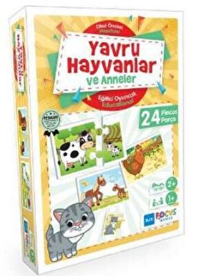 Blue Focus Yavru Hayvanlar Ve Anneler 24 Parça - 1