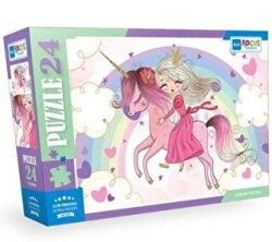 BlueFocus Sevimli Prenses Puzzle 24 Parça - Blue Focus Yayınları