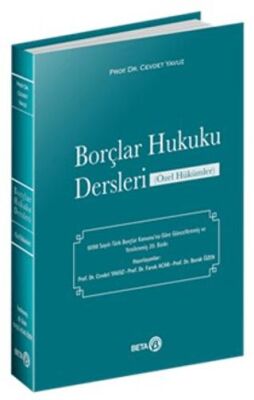 Borçlar Hukuku Dersleri Özel Hükümler - 1